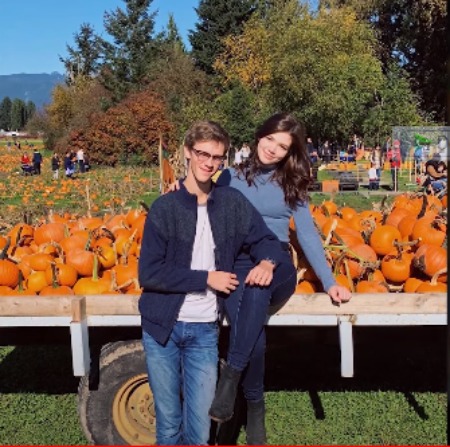 Alisha Newton with her former partner Reas  Schmailing.